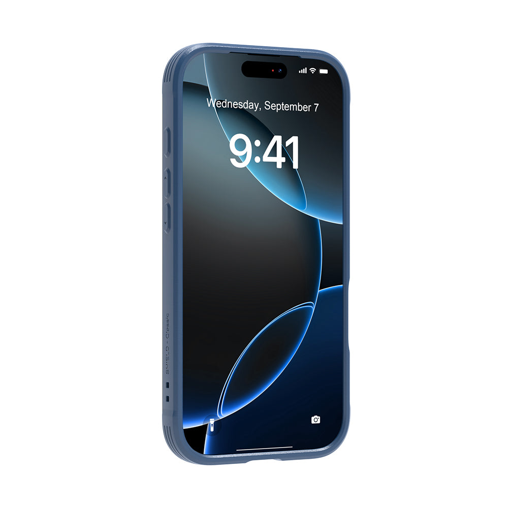 Apple iPhone 17 Pro Kılıf M-safe Şarj Özellikli Airbagli Raptic Shield Serisi Şeffaf Arka Yüzey Kapak Siyah