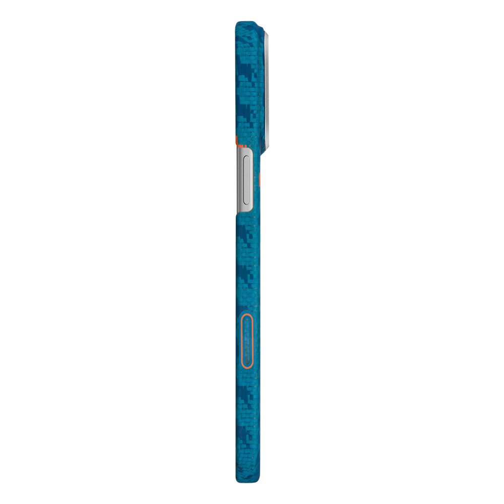 Apple iPhone 17 Pro Kılıf M-safe Şarj Özellikli Aramid Karbon Fiber Pitaka Edge Serisi Happiness Rides Kapak