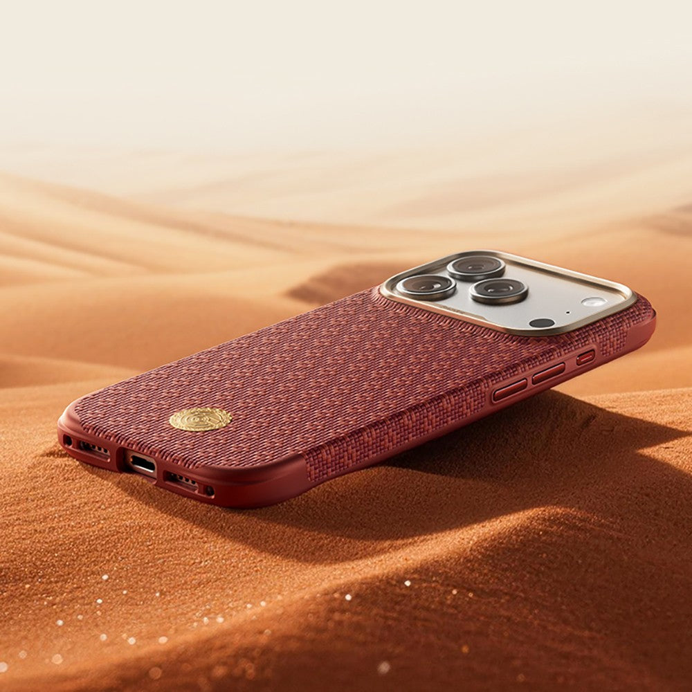 Apple iPhone 17 Pro Kılıf M-Safe Şarj Özellikli Benks ArmorPro ArmorEdge X9 Serisi Kevlar Karbon Kapak