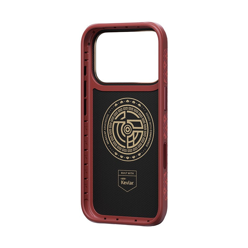 Apple iPhone 17 Pro Kılıf M-Safe Şarj Özellikli Benks ArmorPro ArmorEdge X9 Serisi Kevlar Karbon Kapak