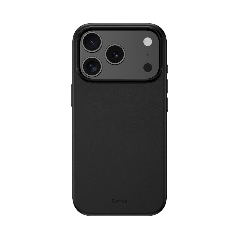 Apple iPhone 17 Pro Kılıf M-safe Şarj Özellikli Çizilmeye Dayanıklı Benks VitaPro Serisi PU Deri Kapak