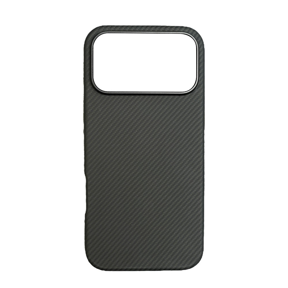 Apple iPhone 17 Pro Kılıf M-safe Şarj Özellikli Mohseven 600D Aramid Fiber Kapak