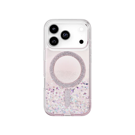 Apple iPhone 17 Pro Kılıf M-safe Şarj Özellikli Parlak Halkalı Coehl Solea Kapak