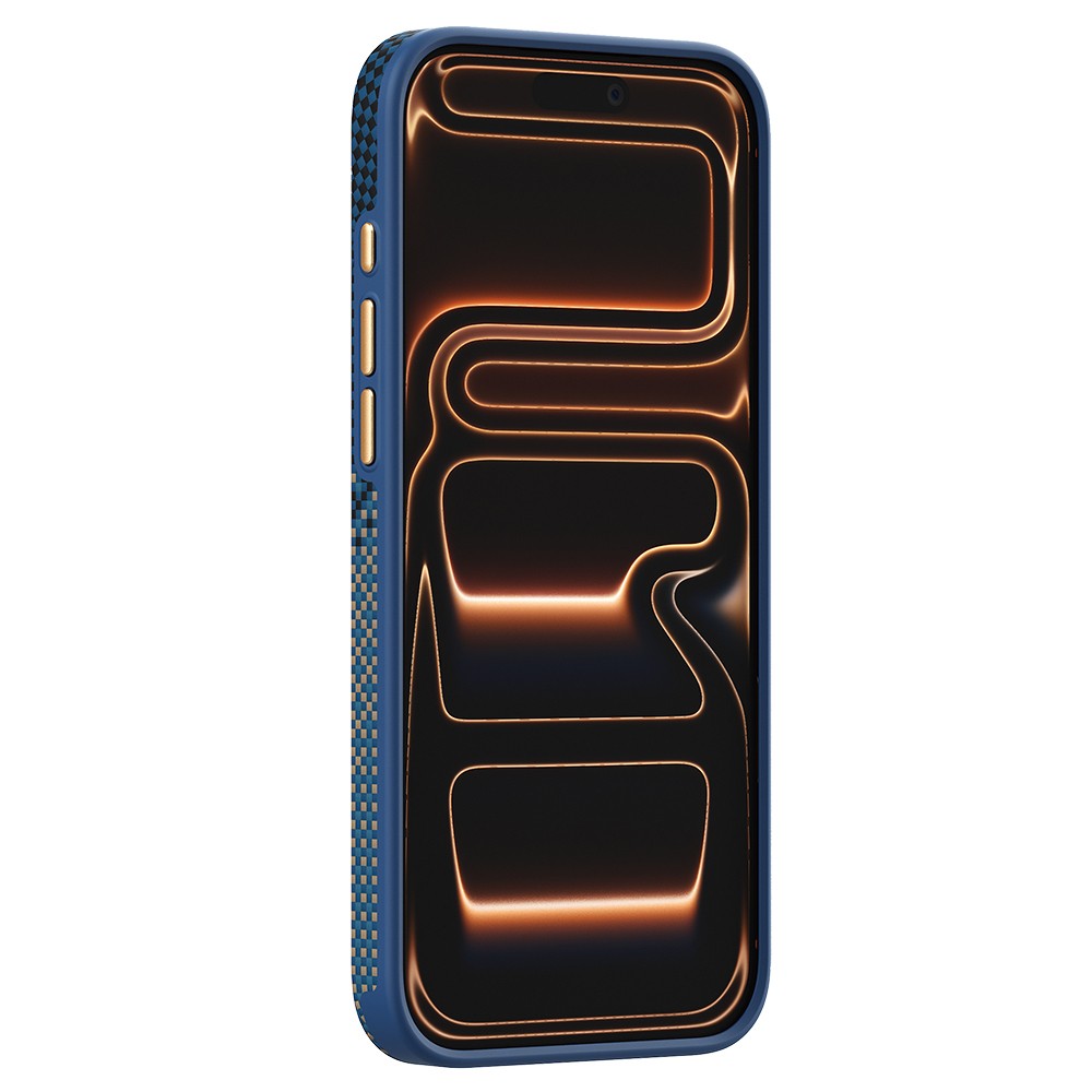 Apple iPhone 17 Pro Kılıf M-safe Şarj Özellikli Raptic Aramid Dual Ultra Serenity Serisi Karbon Kapak