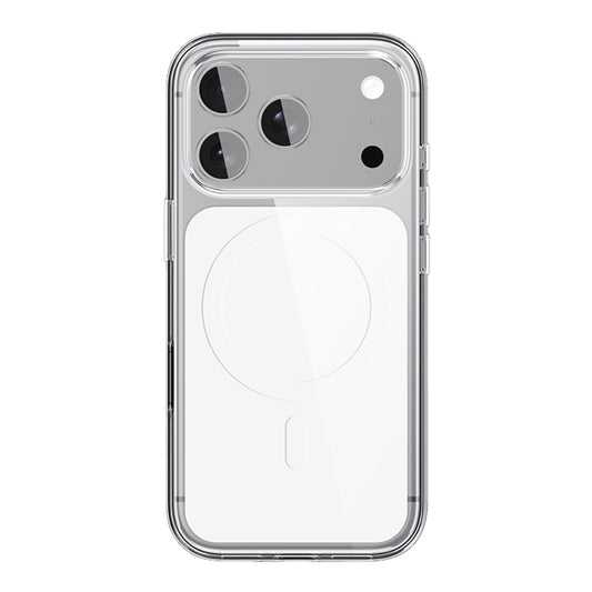 Apple iPhone 17 Pro Kılıf M-safe Şarj Özellikli Şeffaf Tasarımlı Wlons Apel Kapak