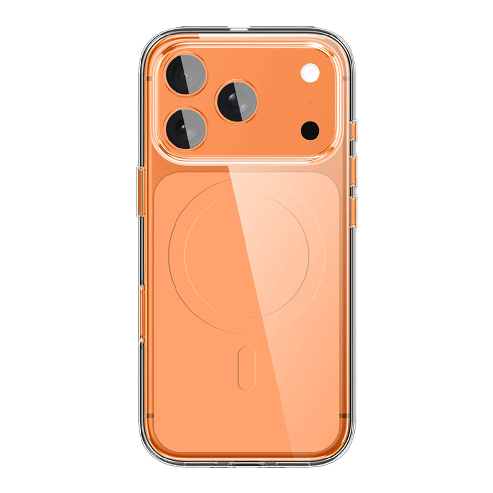 Apple iPhone 17 Pro Kılıf M-safe Şarj Özellikli Şeffaf Tasarımlı Wlons Apel Kapak