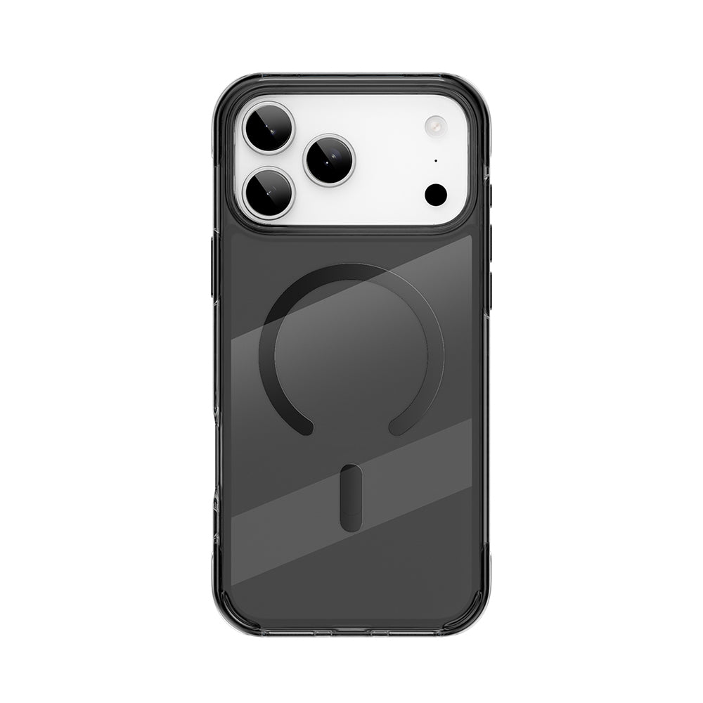 Apple iPhone 17 Pro Kılıf M-safe Şarj Özellikli Wiwu MCC-702 Titanyum Pro Serisi Sert PC Kapak Şeffaf