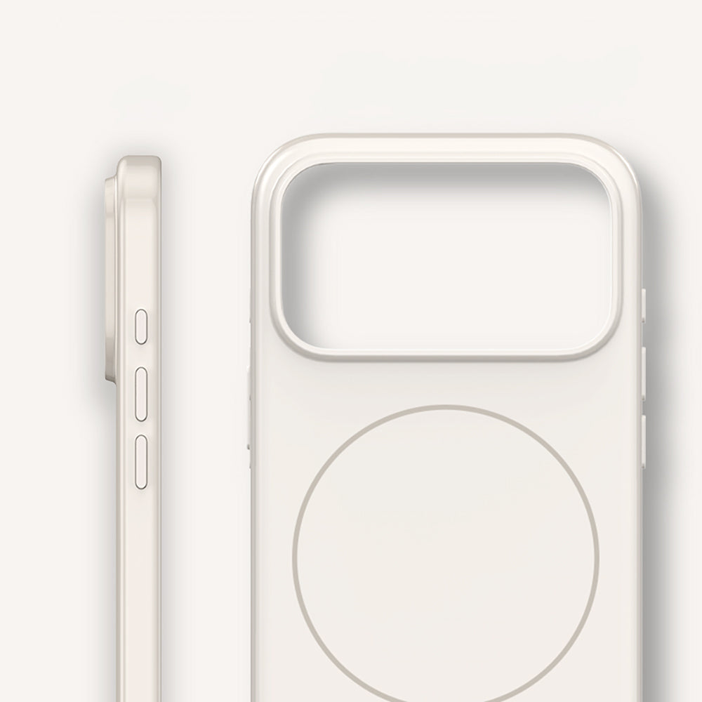 Apple iPhone 17 Pro Kılıf M-safe Şarj Özellikli Wlons Liza Kapak Turuncu