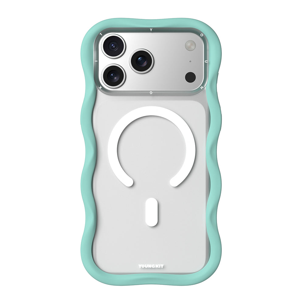 Apple iPhone 17 Pro Kılıf M-safe Şarj Özellikli Youngkit Wave Matte Serisi Kapak