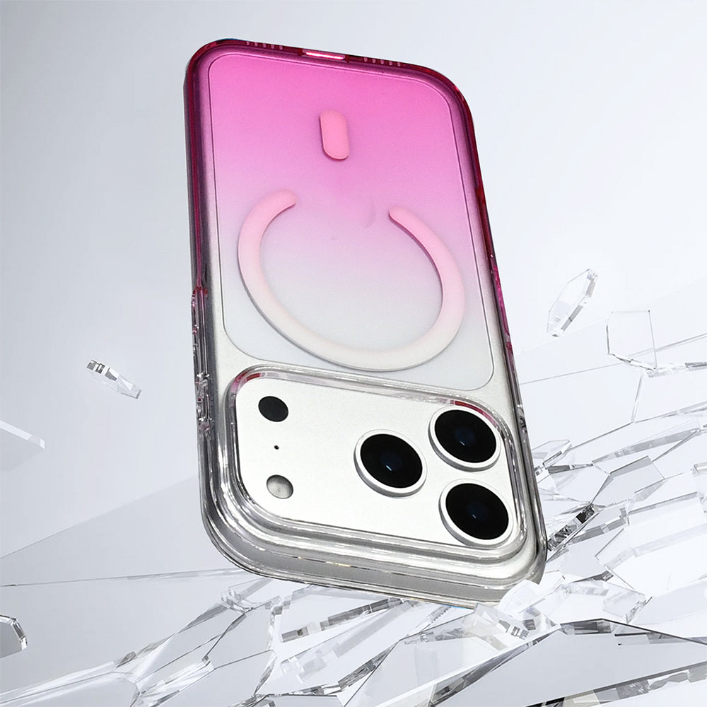 Apple iPhone 17 Pro Kılıf M-Safe Şarj Özellikli Zore Septik Silikon Kapak Turuncu