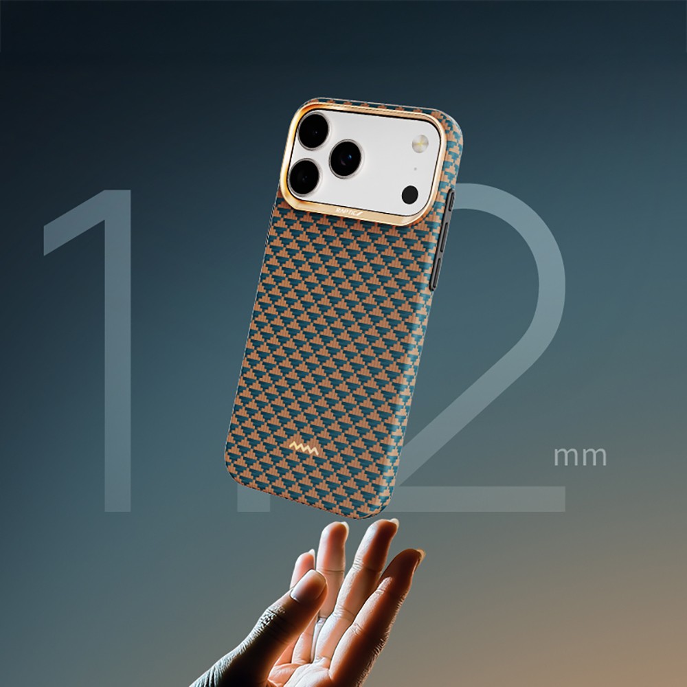 Apple iPhone 17 Pro Kılıf Raptic 2in1 Bundle Kit Aramid Skin Destiny Serisi Stand ve Karbon Kapak