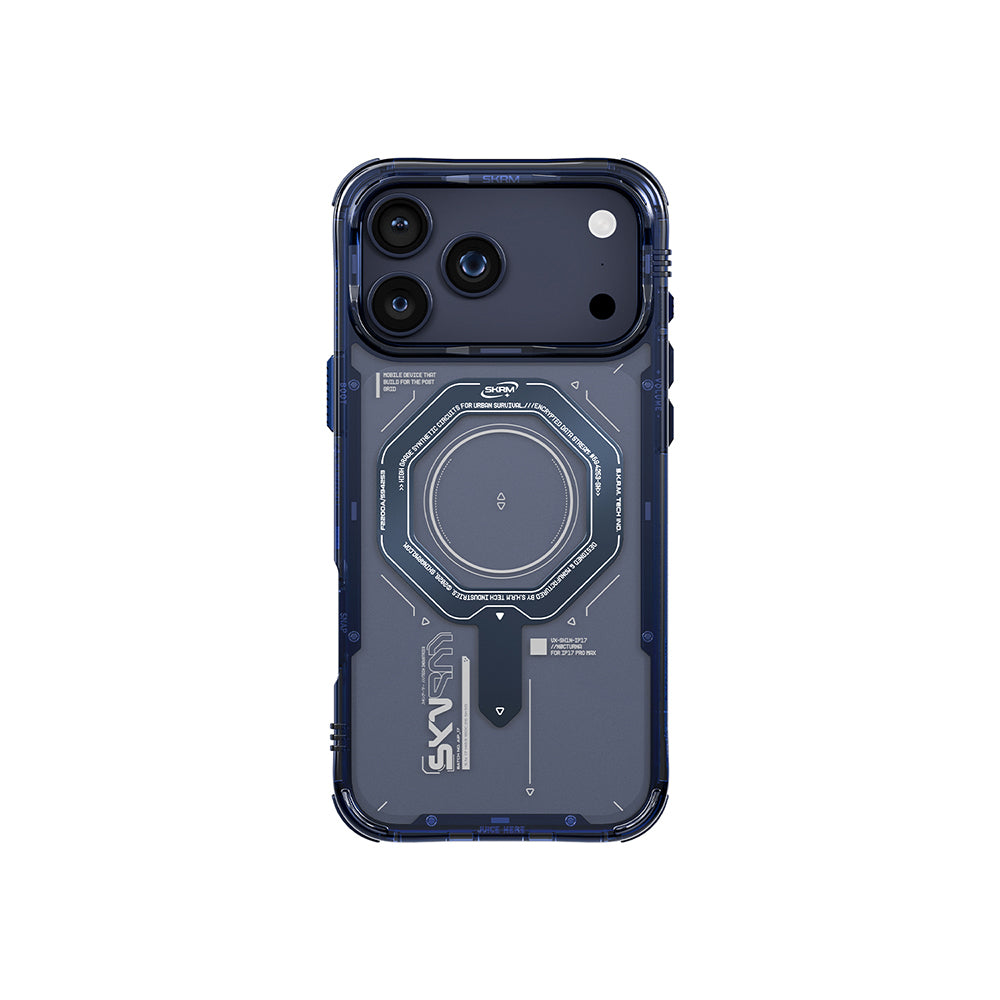 Apple iPhone 17 Pro Kılıf SkinArma M-safe Şarj Özellikli Airbag Tasarımlı Magma Kapak