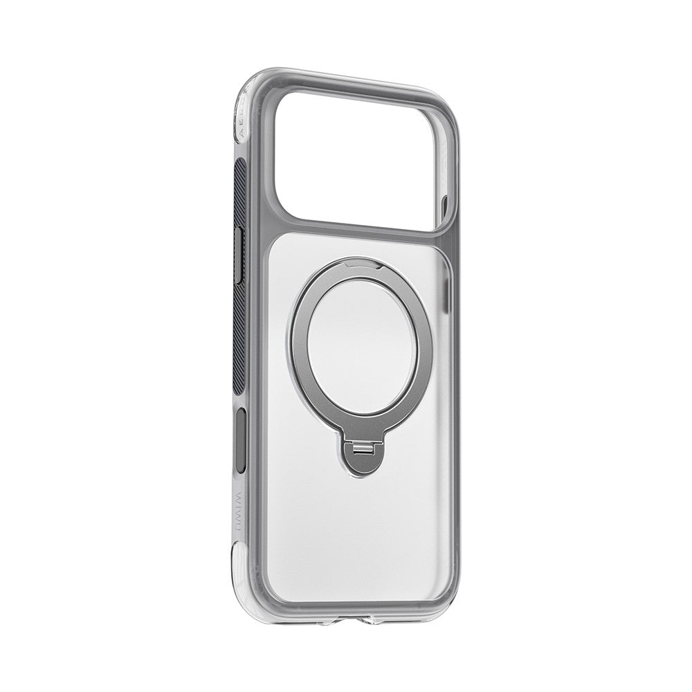 Apple iPhone 17 Pro Kılıf Wiwu AS-203 AeroShield Ultra Serisi M-safe Şarj Özellikli Airbag Tasarımlı Standlı Kapak