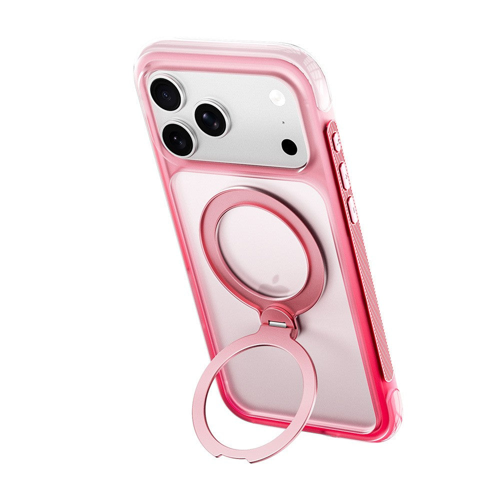 Apple iPhone 17 Pro Kılıf Wiwu AS-204 AeroShield Aurora Ultra Serisi M-safe Şarj Özellikli Airbag Tasarımlı Standlı Kapak