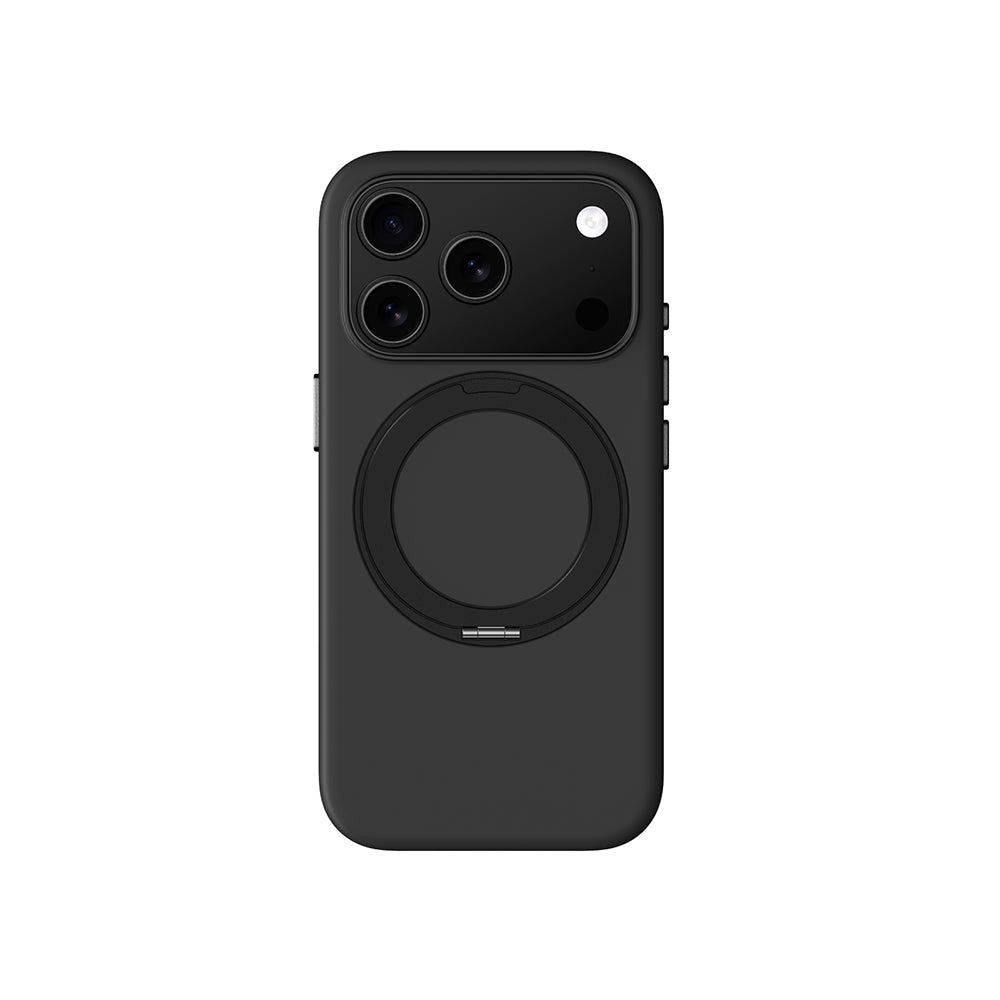 Apple iPhone 17 Pro Max Amazingthing Cloudie MagSpin 360 Derece Standlı M-Safe Kılıf Gri