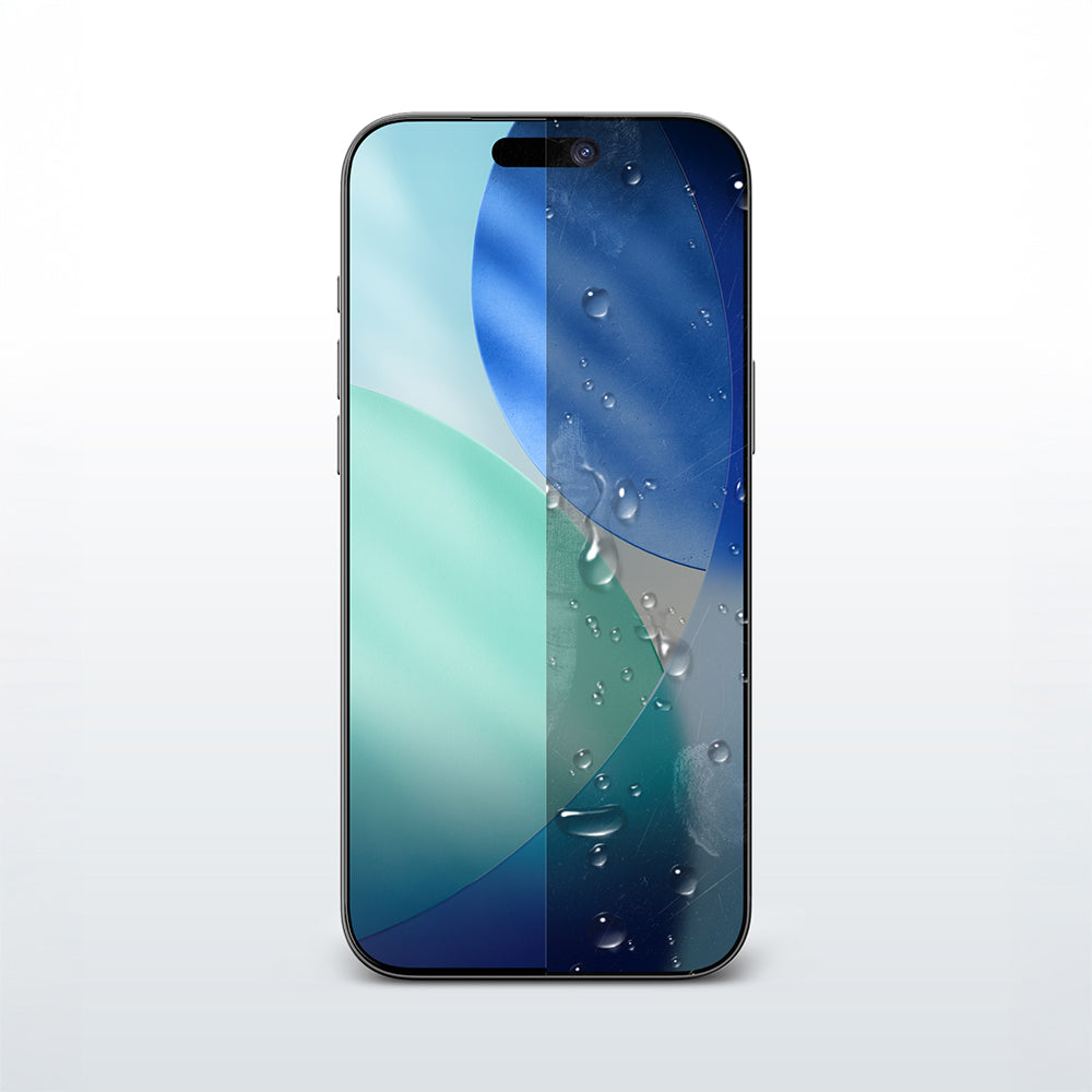 Apple iPhone 17 Pro Max Amazingthing Radix Parmak İzi Bırakmayan Temperli Cam Ekran Koruyucu Şeffaf
