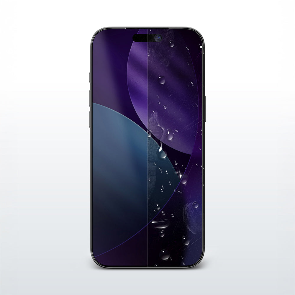 Apple iPhone 17 Pro Max Amazingthing Titan Privacy Parmak İzi Bırakmayan Temperli Cam Ekran Koruyucu Siyah