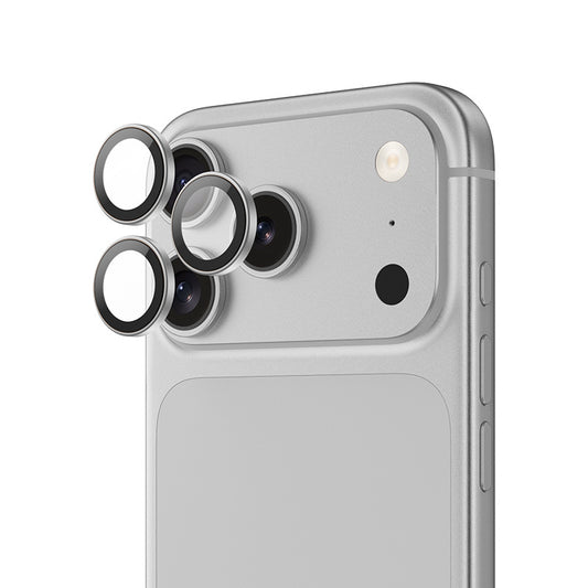 Apple iPhone 17 Pro Max Benks DR Safir Kamera Lens Koruyucu Gümüş