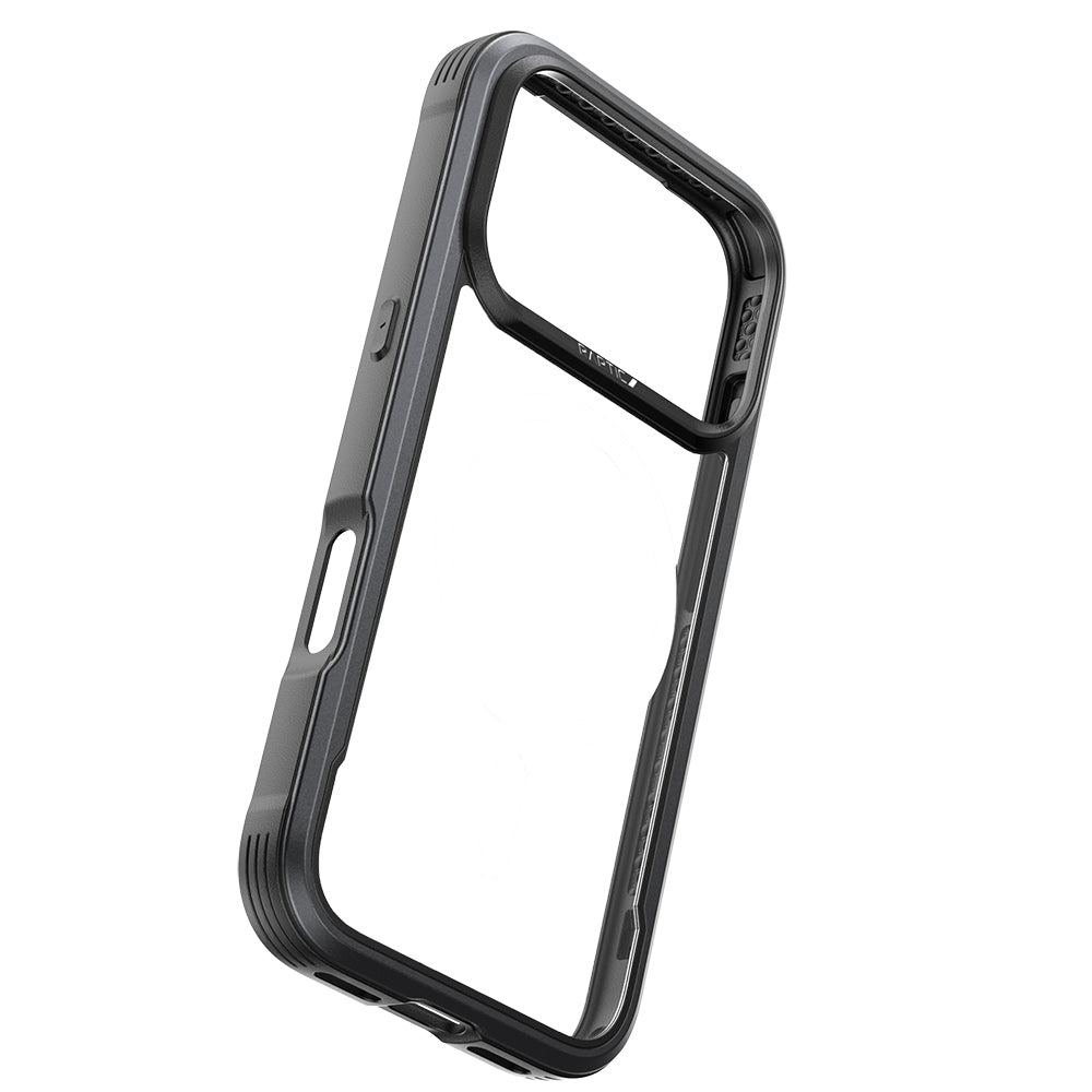 Apple iPhone 17 Pro Max Kılıf M-safe Şarj Özellikli Airbagli Raptic Shield Serisi Şeffaf Arka Yüzey Kapak Colorful