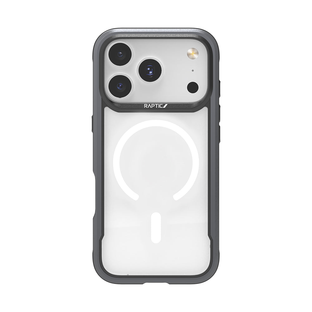 Apple iPhone 17 Pro Max Kılıf M-safe Şarj Özellikli Airbagli Raptic Shield Serisi Şeffaf Arka Yüzey Kapak Colorful