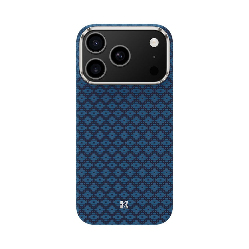 Apple iPhone 17 Pro Max Kılıf M-Safe Şarj Özellikli Benks ArmorAir ArmorGrid Serisi Kevlar Kapak Turuncu
