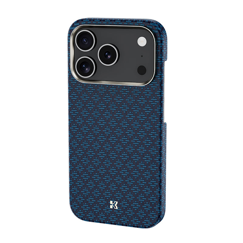 Apple iPhone 17 Pro Max Kılıf M-Safe Şarj Özellikli Benks ArmorAir ArmorGrid Serisi Kevlar Kapak Turuncu