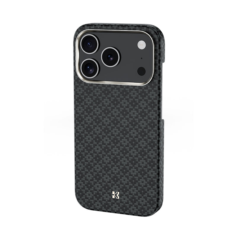 Apple iPhone 17 Pro Max Kılıf M-Safe Şarj Özellikli Benks ArmorAir ArmorGrid Serisi Kevlar Kapak Gold