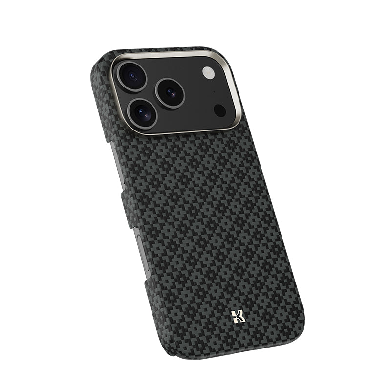Apple iPhone 17 Pro Max Kılıf M-Safe Şarj Özellikli Benks ArmorAir ArmorGrid Serisi Kevlar Kapak Mavi