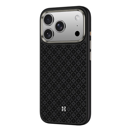 Apple iPhone 17 Pro Max Kılıf M-Safe Şarj Özellikli Benks ArmorPro ArmorGrid Serisi Kevlar Kapak
