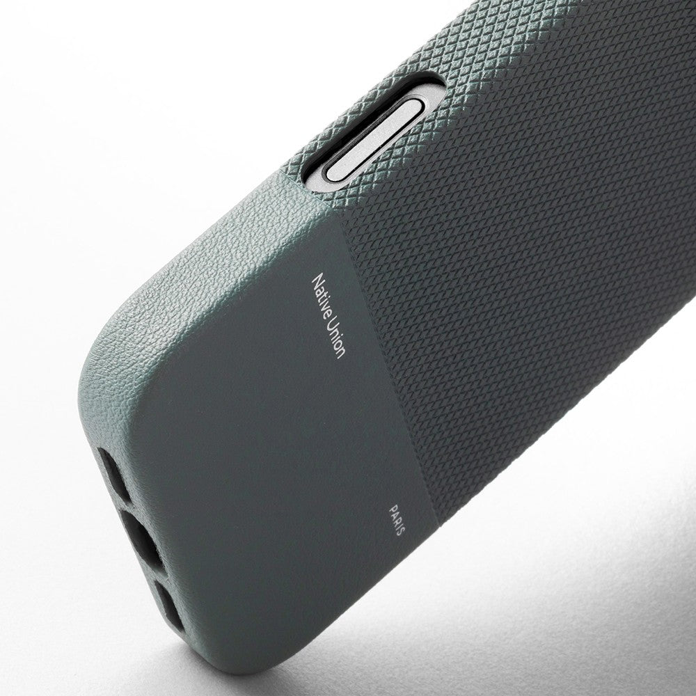 Apple iPhone 17 Pro Max Kılıf M-safe Şarj Özellikli Deri Dokulu Native Union RE Classic Serisi Kapak