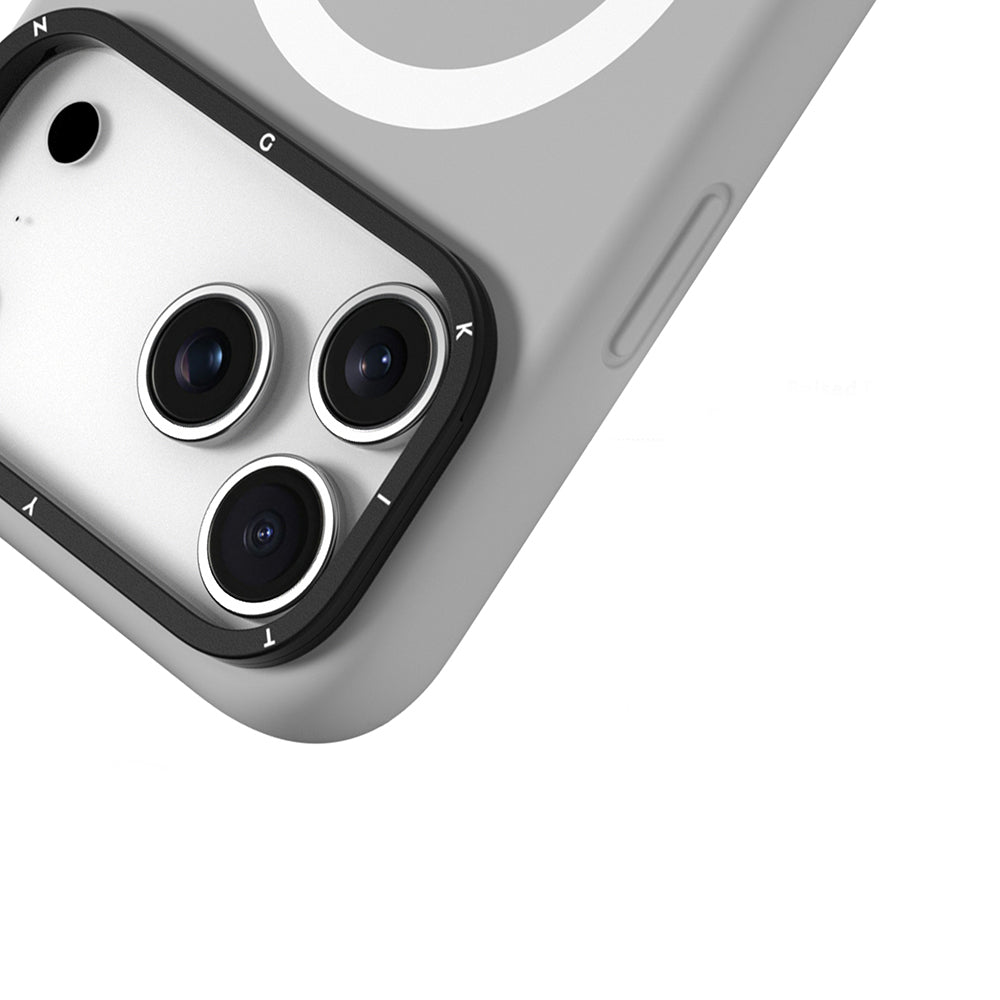 Apple iPhone 17 Pro Max Kılıf M-Safe Şarj Özellikli Kamera Standlı Youngkit Gel Cream Serisi Kapak Turuncu