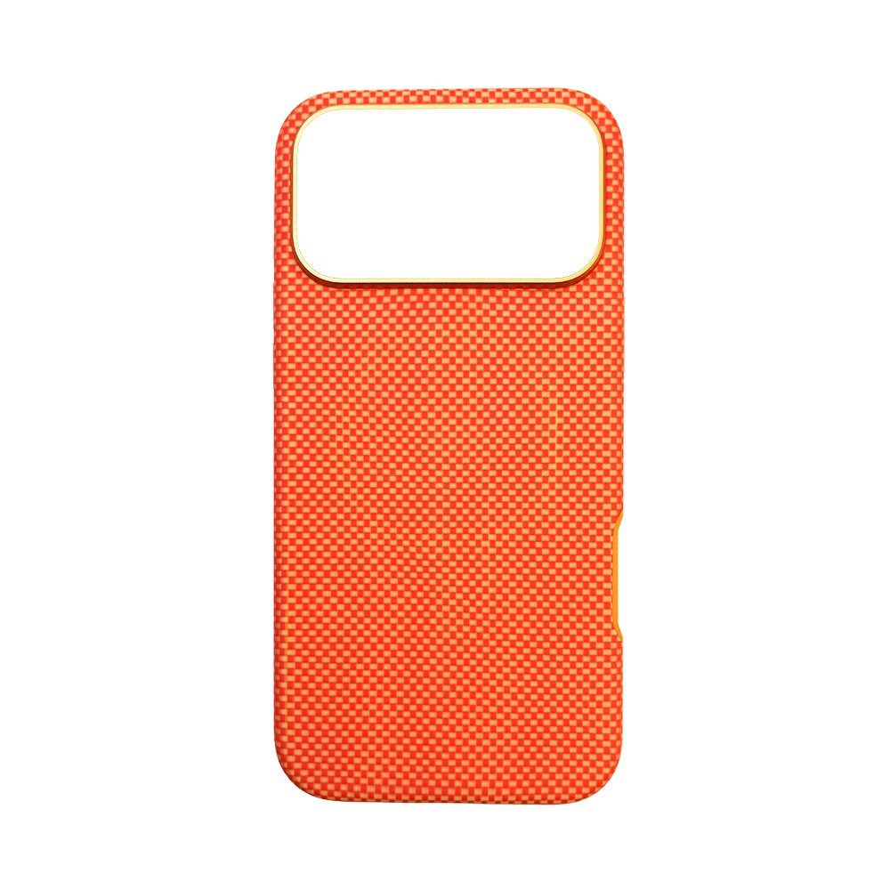 Apple iPhone 17 Pro Max Kılıf M-safe Şarj Özellikli Mohseven 1500D Aramid Fiber Kapak