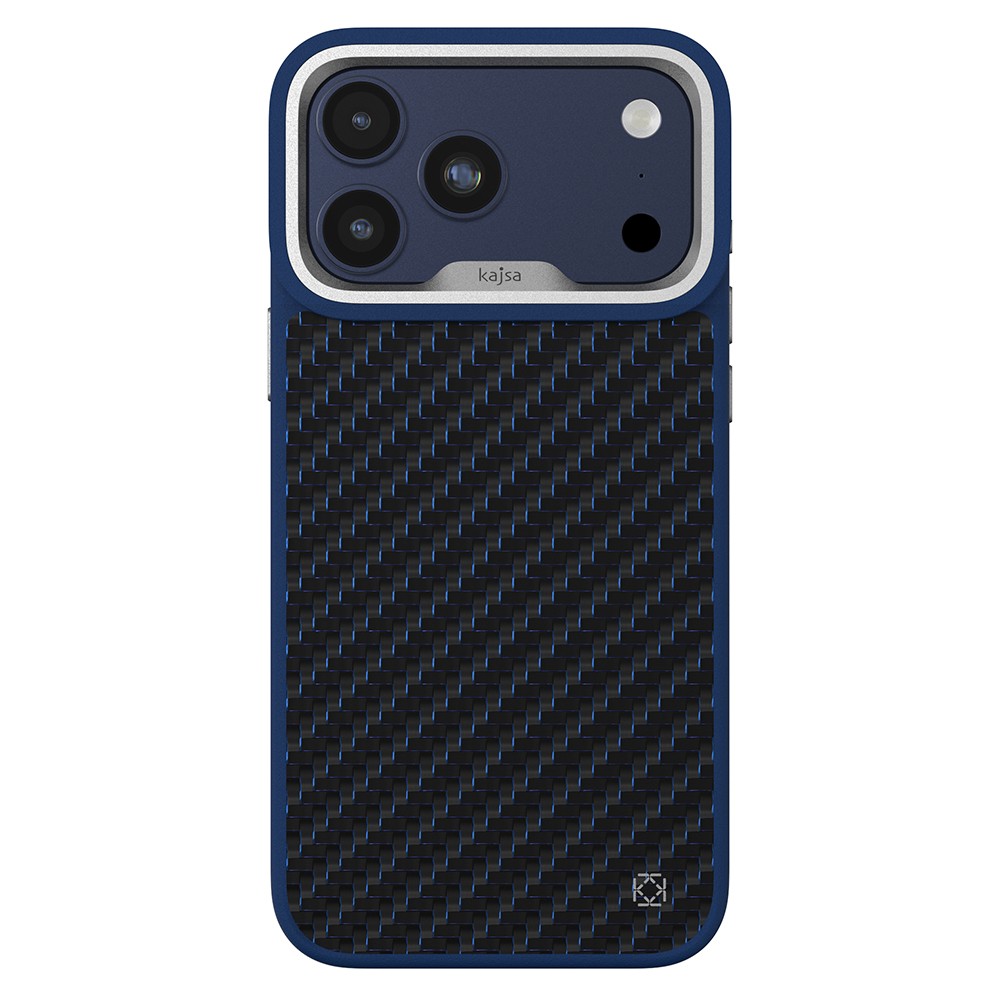 Apple iPhone 17 Pro Max Kılıf M-safe Şarj Özellikli O-Ring Kajsa Carbon Fiber Serisi Kapak