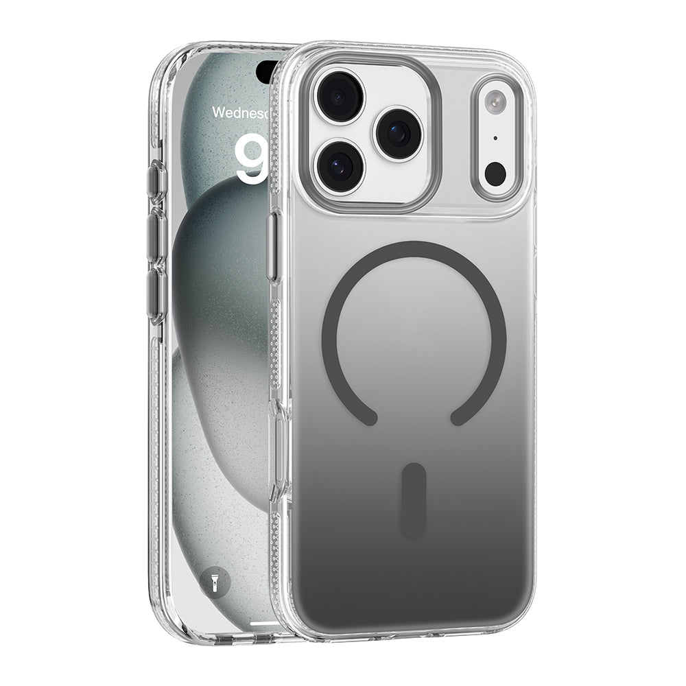 Apple iPhone 17 Pro Max Kılıf M-safe Şarj Özellikli Sararmaya Karşı Dayanıklı Mutural Icesense Serisi Kapak