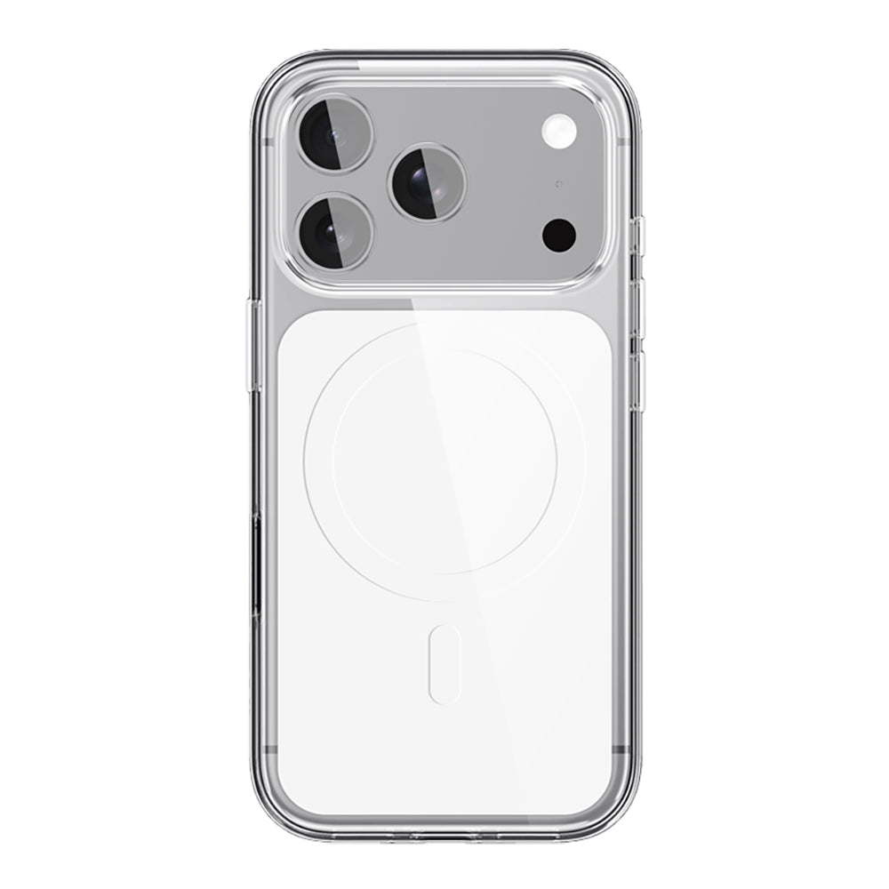 Apple iPhone 17 Pro Max Kılıf M-safe Şarj Özellikli Şeffaf Tasarımlı Wlons Apel Kapak