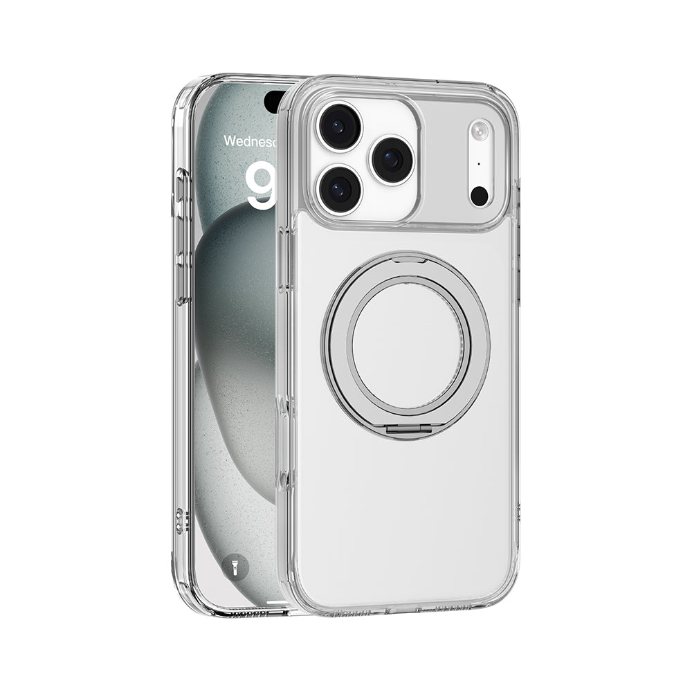 Apple iPhone 17 Pro Max Kılıf M-safe Şarj Özellikli Standlı Airbag Tasarımlı Mutural Fresh Serisi Kapak