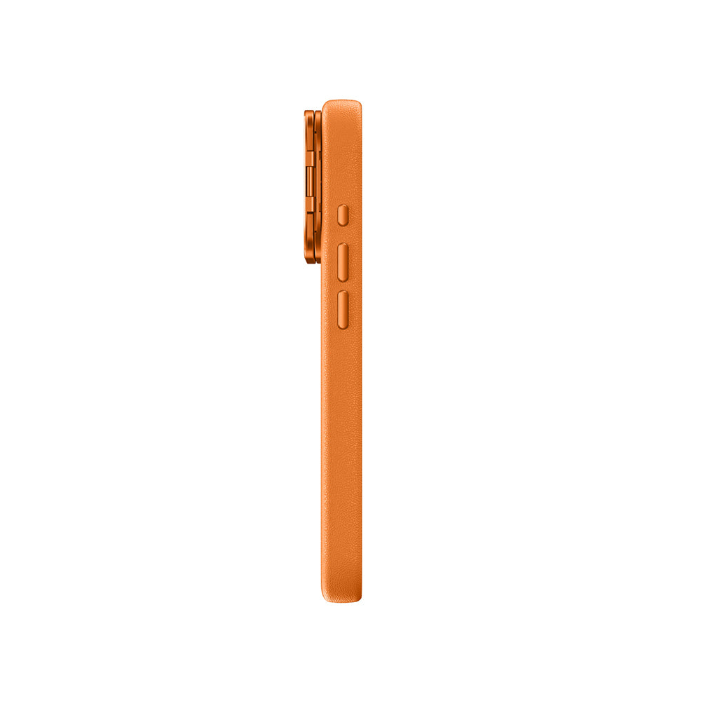 Apple iPhone 17 Pro Max Kılıf M-safe Şarj Özellikli Standlı Amazingthing Glamour Mag Serisi PU Kapak Gri