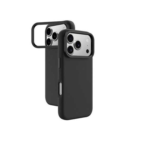 Apple iPhone 17 Pro Max Kılıf M-safe Şarj Özellikli Standlı Amazingthing Glamour Mag Serisi PU Kapak Siyah