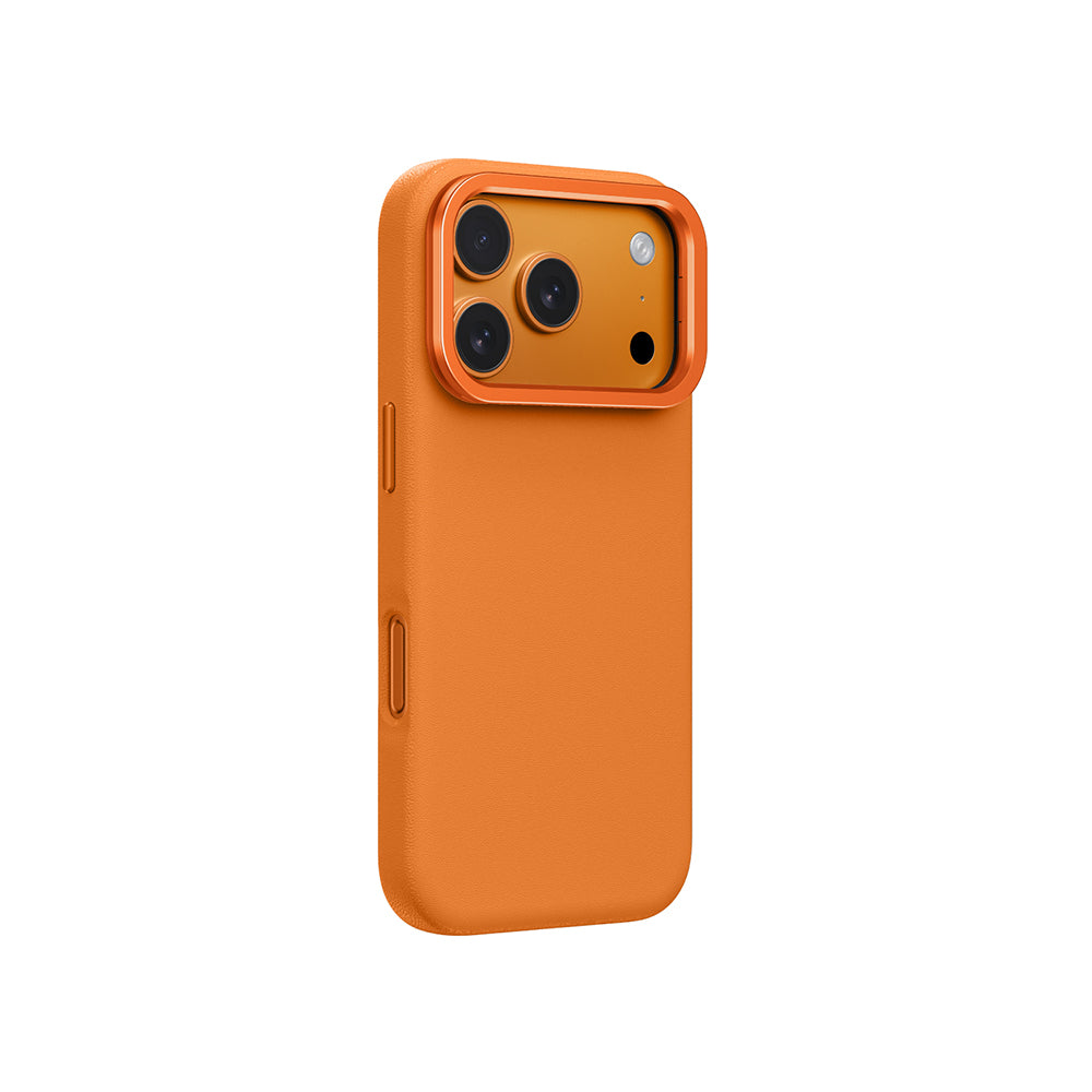 Apple iPhone 17 Pro Max Kılıf M-safe Şarj Özellikli Standlı Amazingthing Glamour Mag Serisi PU Kapak Gri