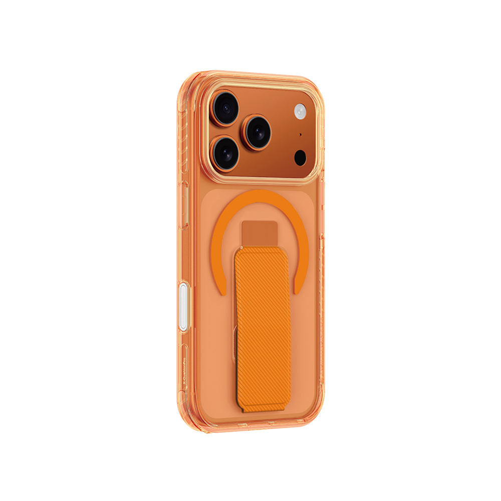 Apple iPhone 17 Pro Max Kılıf M-safe Şarj Özellikli Standlı Amazingthing Titan Pro Plus Kapak Mavi