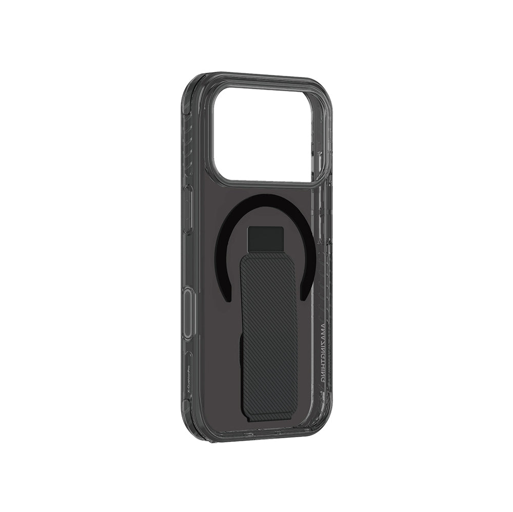 Apple iPhone 17 Pro Max Kılıf M-safe Şarj Özellikli Standlı Amazingthing Titan Pro Plus Kapak Mavi