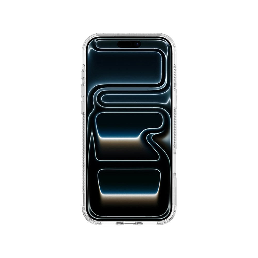 Apple iPhone 17 Pro Max Kılıf M-safe Şarj Özellikli Wiwu CS-202 Crystal Shield Pro Serisi Anti Yellowing Sert PC Kapak