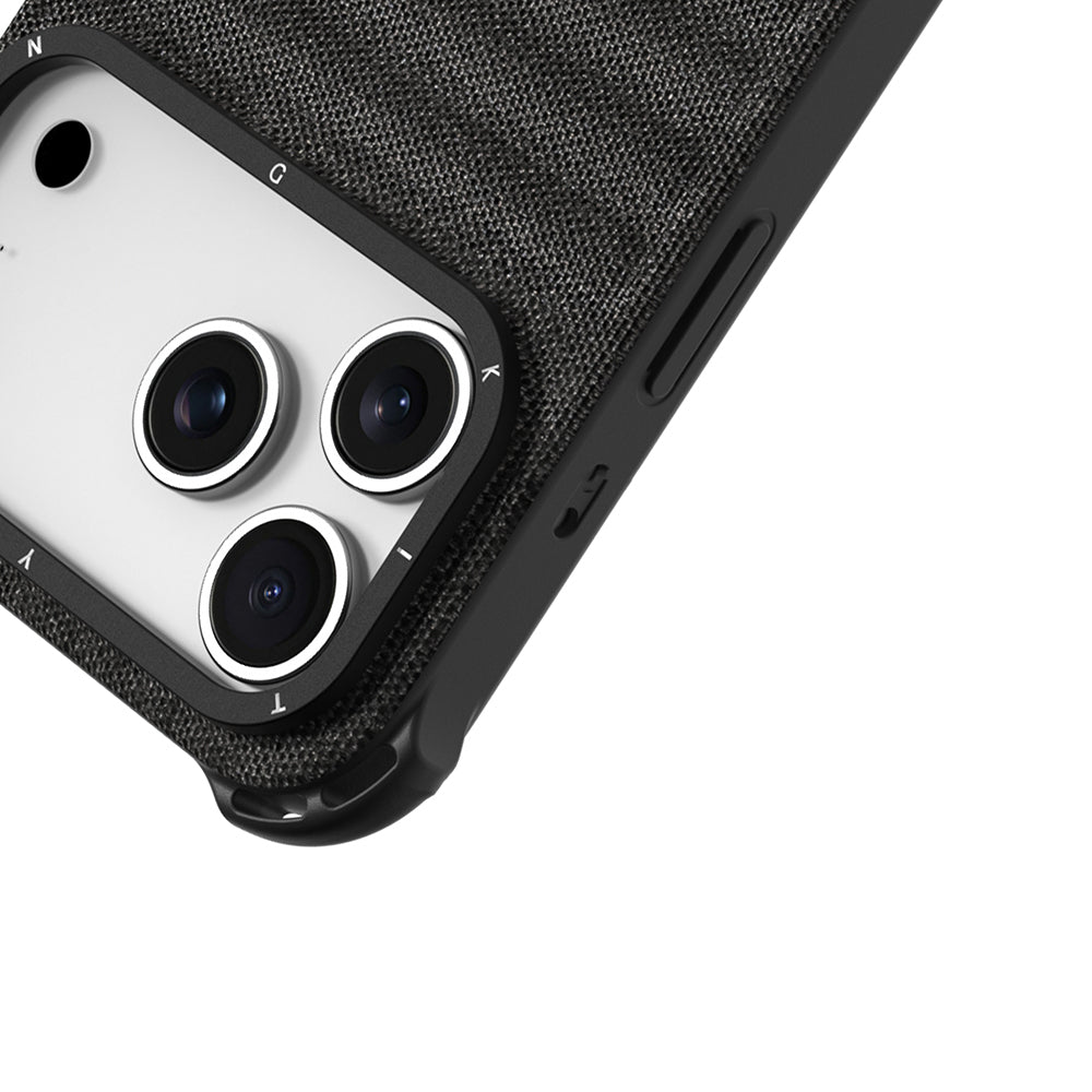 Apple iPhone 17 Pro Max Kılıf M-safe Şarj Özellikli Youngkit Canvas Serisi Kapak Mavi
