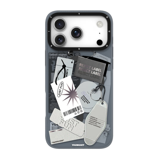 Apple iPhone 17 Pro Max Kılıf M-Safe Şarj Özellikli Youngkit Different Dimension Serisi Kapak