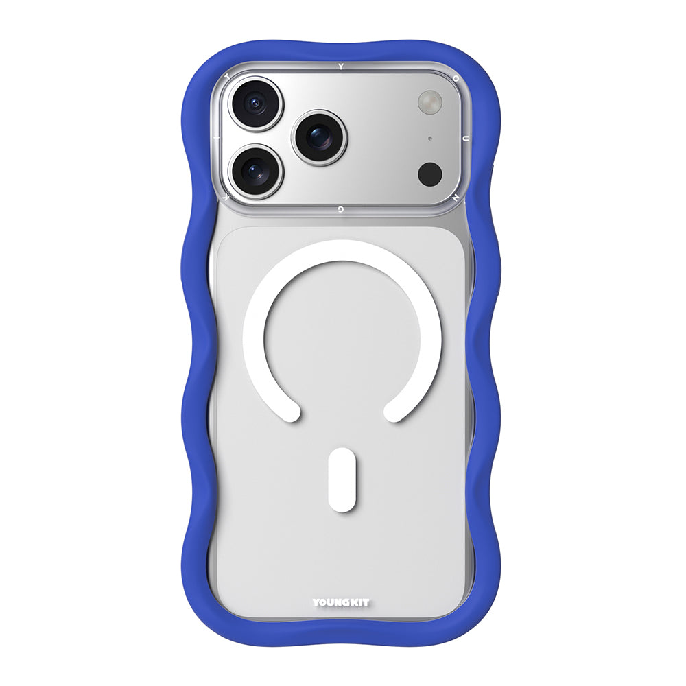 Apple iPhone 17 Pro Max Kılıf M-safe Şarj Özellikli Youngkit Wave Clear Serisi Kapak