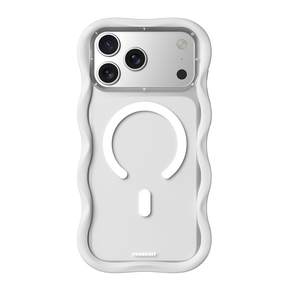 Apple iPhone 17 Pro Max Kılıf M-safe Şarj Özellikli Youngkit Wave Matte Serisi Kapak