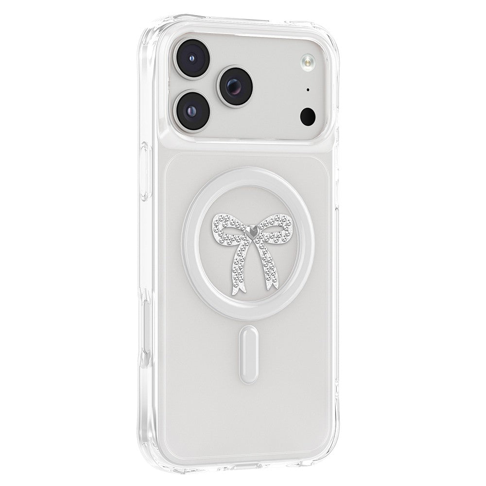 Apple iPhone 17 Pro Max Kılıf M-Safe Şarj Özellikli Zore Paris Mova Sert PC Kapak