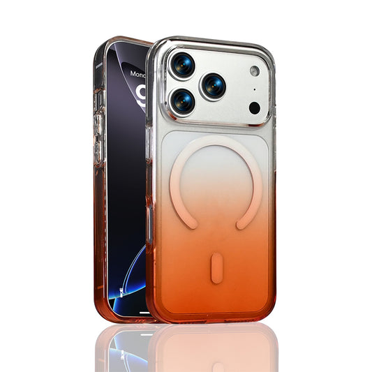 Apple iPhone 17 Pro Max Kılıf M-Safe Şarj Özellikli Zore Septik Silikon Kapak Pembe