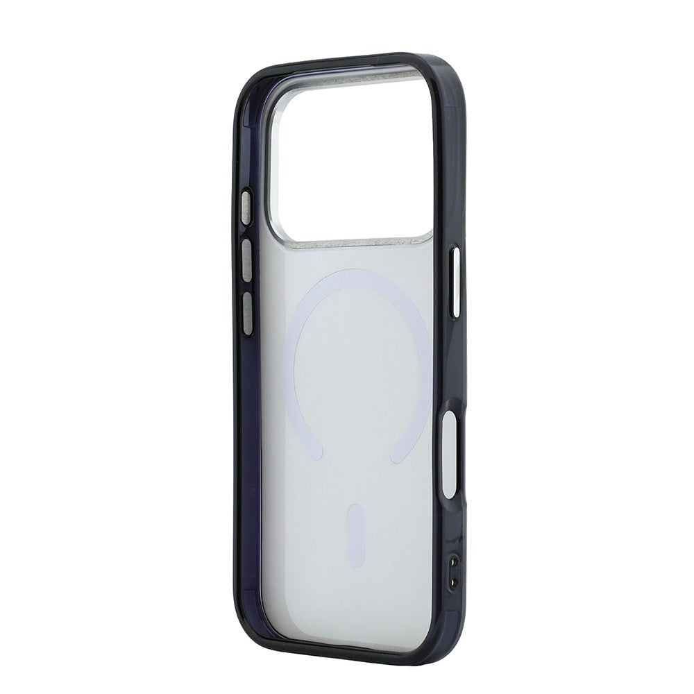 Apple iPhone 17 Pro Max Kılıf Mercedes Benz Orjinal Lisanslı M-safe Şarj Özellikli Saydam Yüzey İkonik 3D Metal Logolu Kapak