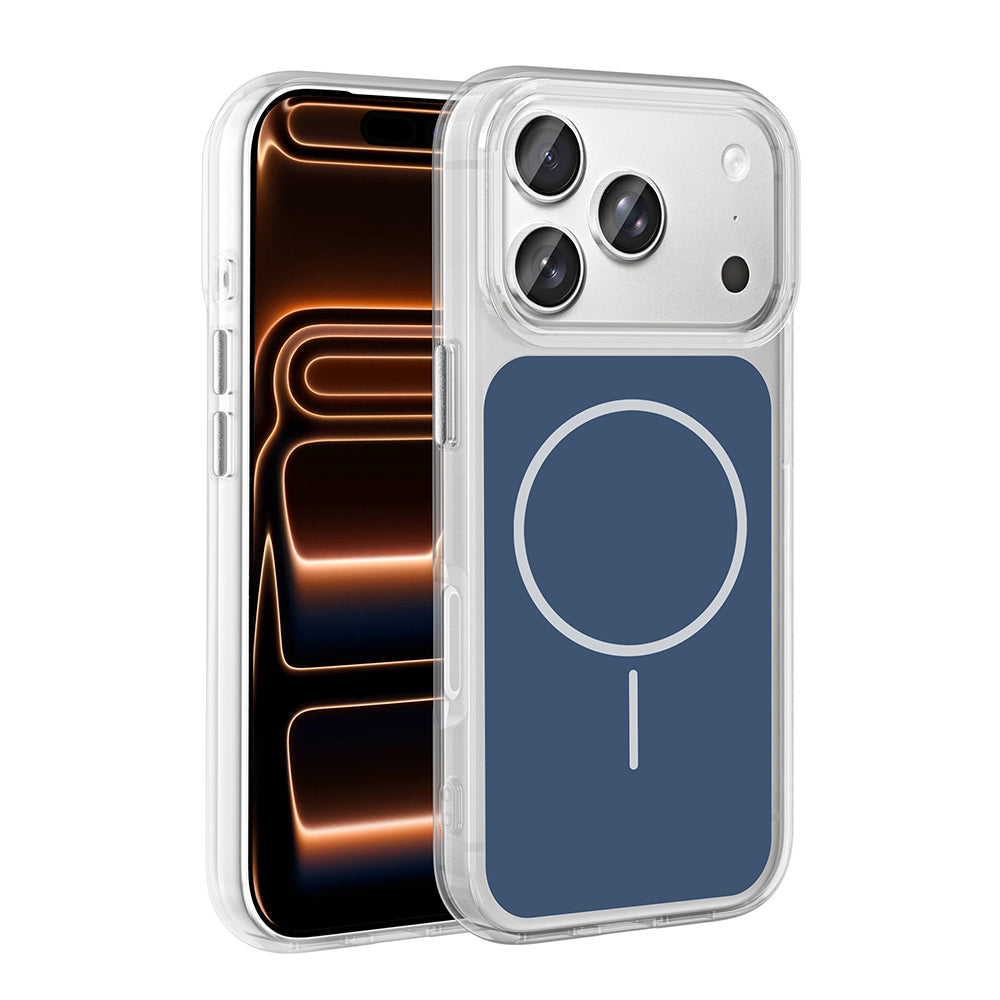Apple iPhone 17 Pro Max Kılıf Metal Buton Tasarımlı Zore İkonik Sert Silikon Kapak